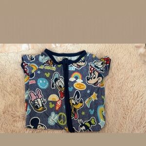 Little Sleepies Navy Blue Disney Character One-Piece
